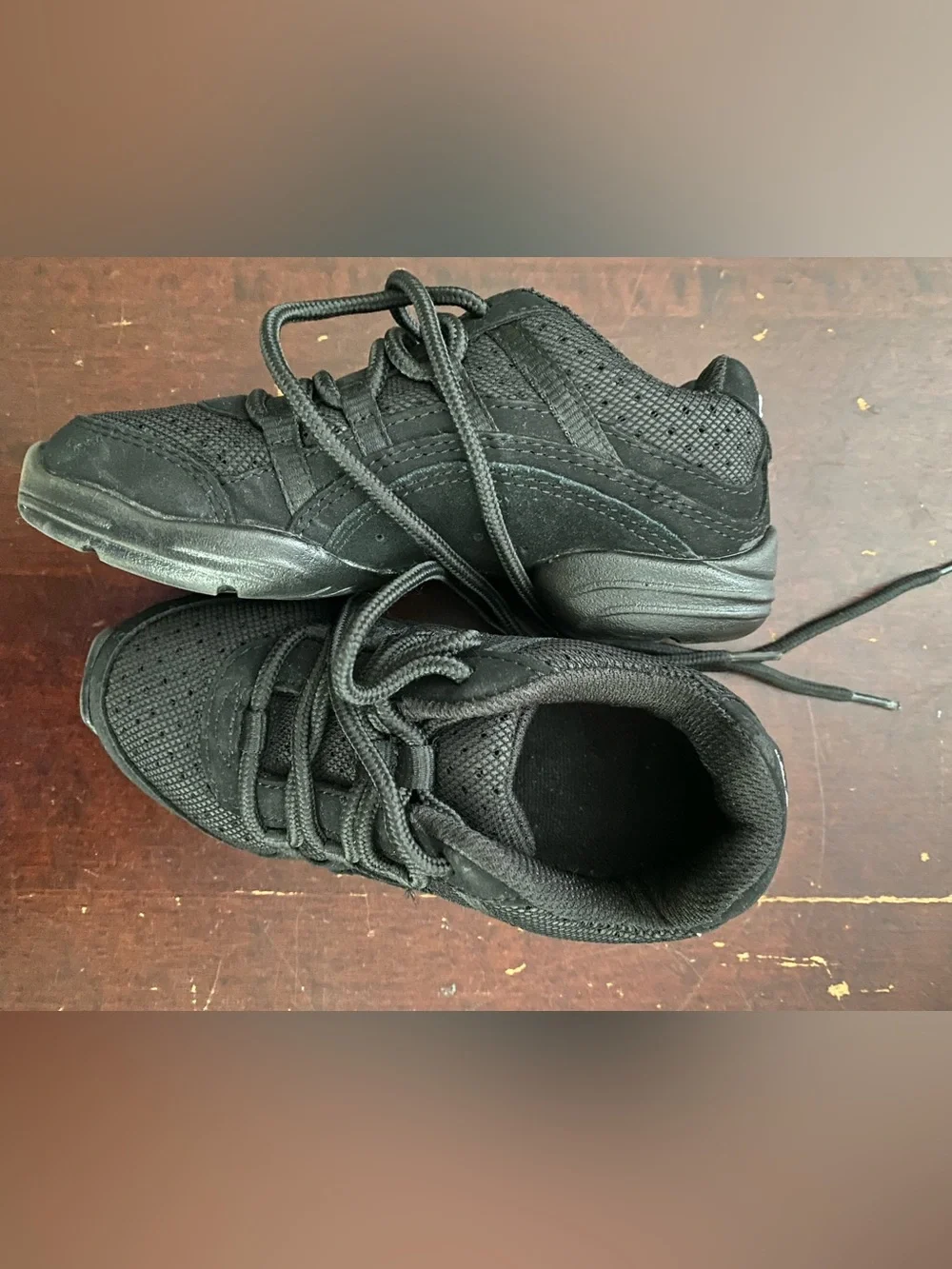 Capezio Kids Black Dance Sneakers